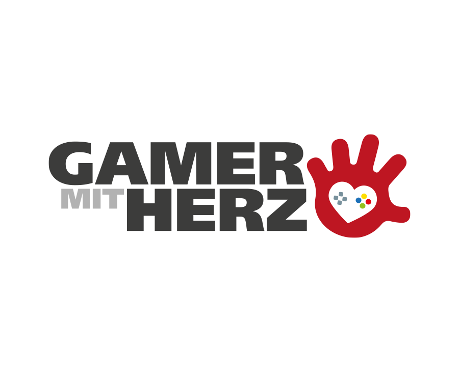 Logo Gamer mit Herz